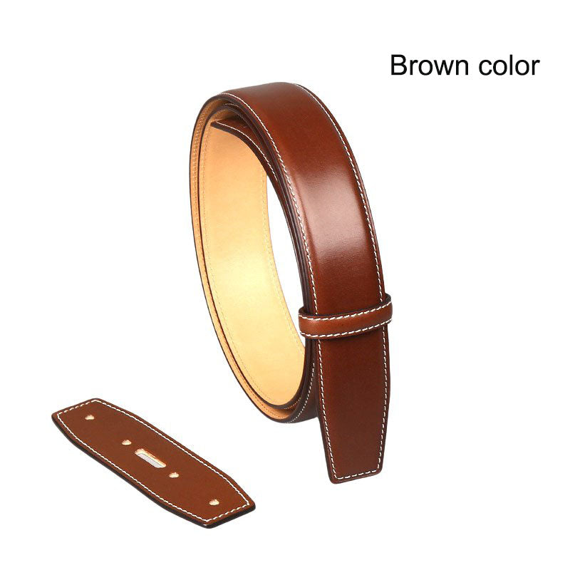Top Vegetable Tanned Bridle Leather Belt Blank Material Hand Sewing Craft DIY