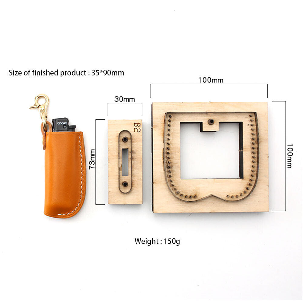 Leather Craft Glasses Key Case Lighter Cover Template Cutting mould Cutter Die