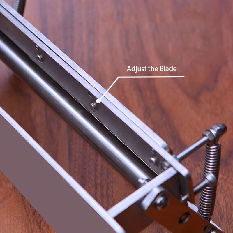 Edelstahl Leder Handwerk Ausdünnung Maschine Manuelle Schneiden Schäler DIY Werkzeuge A