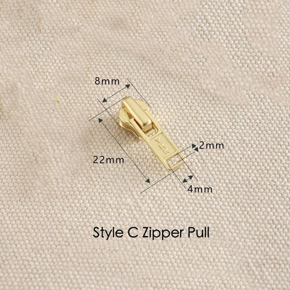 YKK No3 Zipper Tape Brass Teeth One Way Zipper Bag Handbag Hand DIY Accessories