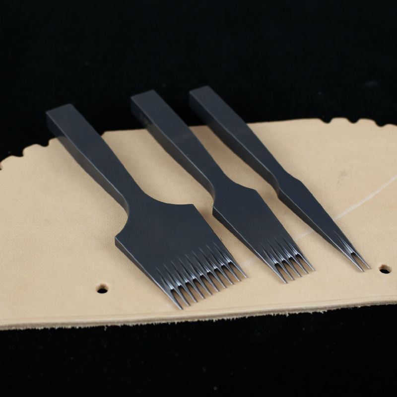 French Style leather Craft Pricking Irons Stitching Lacing Punch Chisel Tool Mo