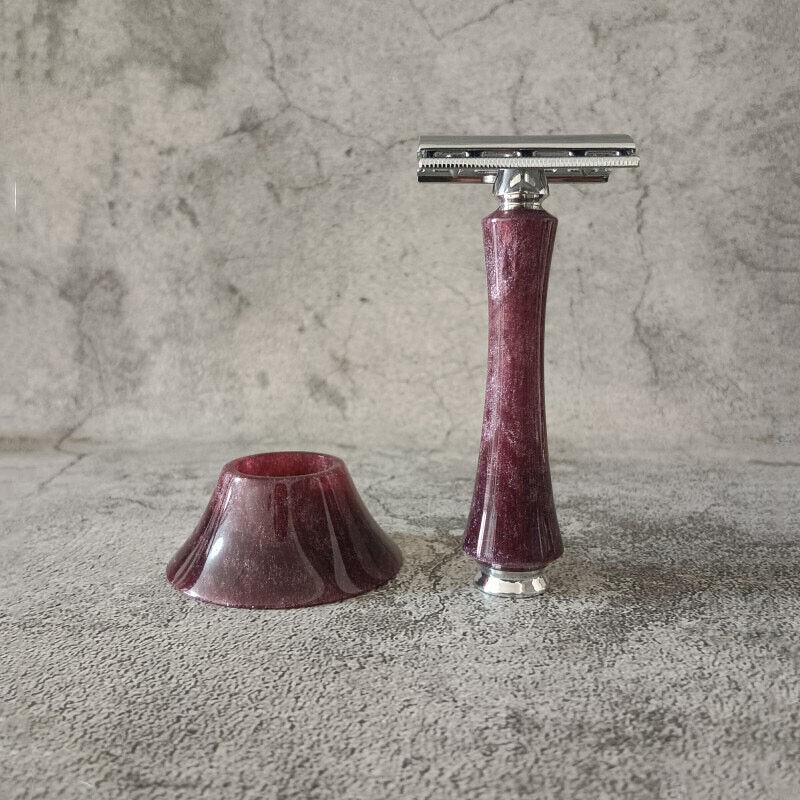 Handmade Resin Craft Handle Safety Razor Fit for Men Safety razor Replacement