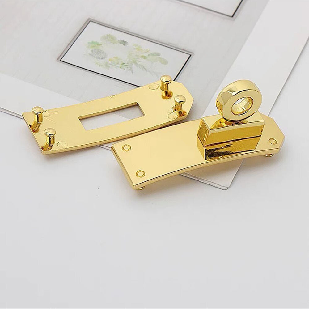 Metal Clasp Lock Suitcase Kelly Bag DIY Hasp Buckle Leather Craft Accessories