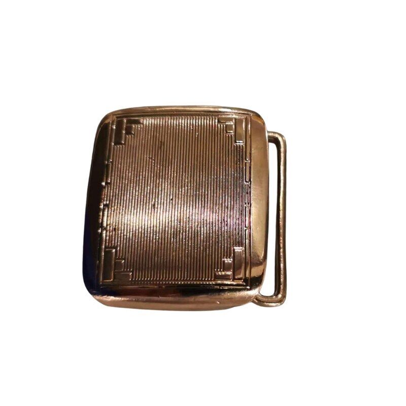 Classic Copper Vintage Hinge Belt Buckle Gentleman Creative Belt Make Accessory