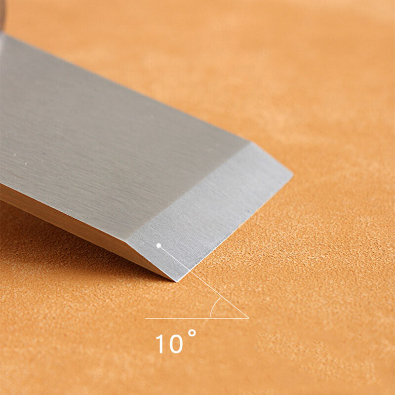 LeatherCraft Ebenholz Holz Palisander Griff Cutter Kiving Klinge Messer Schneidwerkzeug