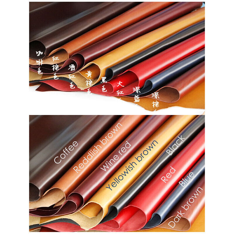 Pull up oil tanned wax leather full grain cowhide Leathercraft Diy material 1.2mm Thickness