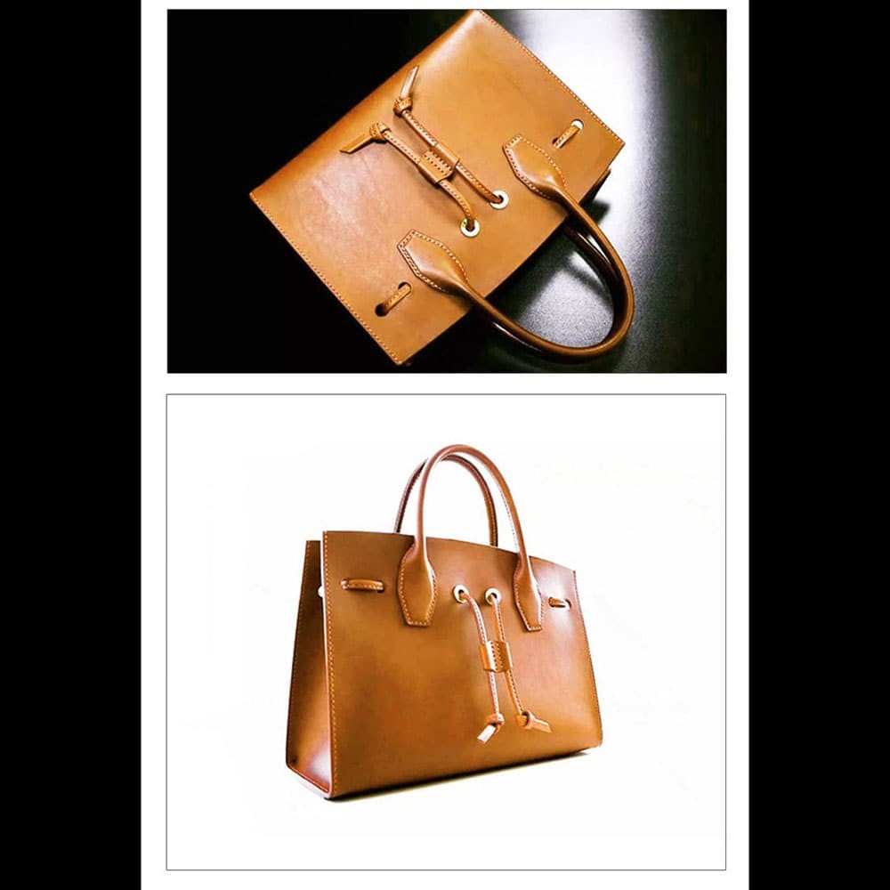 DIY Leather Tote Shoulder Bag Acrylic Paper Pattern Template Craft Stencil Tool