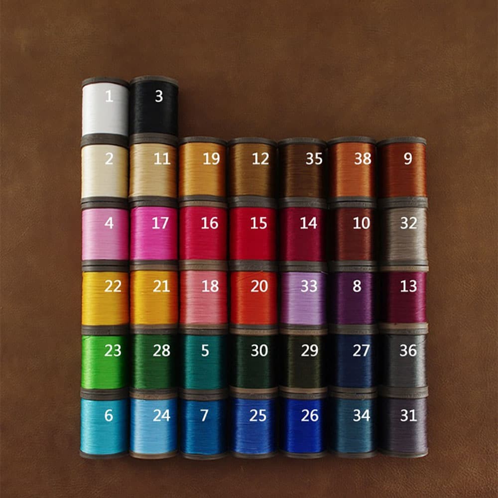 Professional High Quality Amy Roke Waxed Polyester Thread 045mm for Leather Hand Stitching DIY Craft Accessory