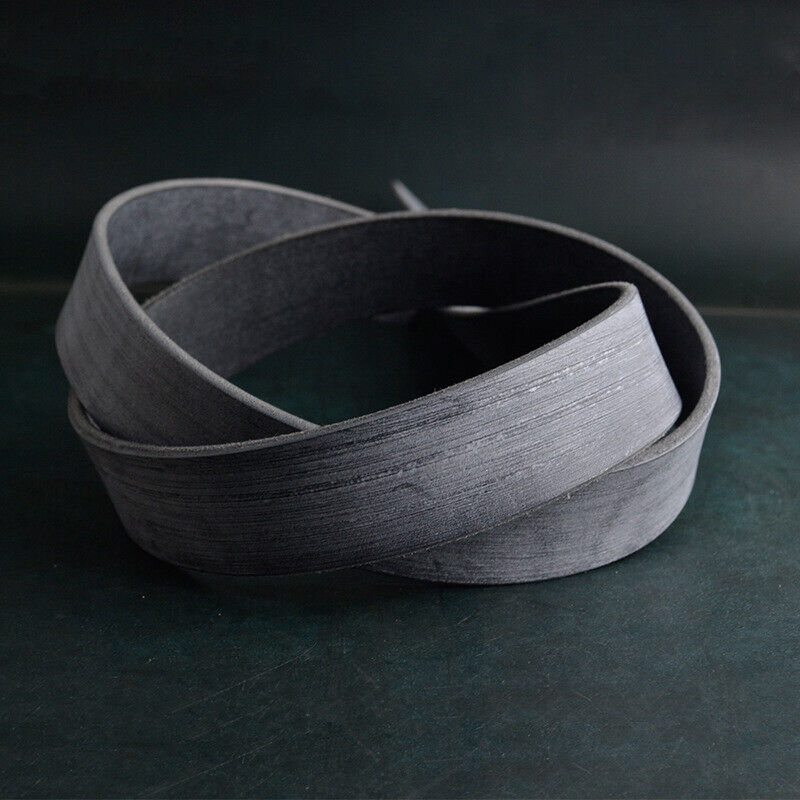 Luxury Italy Bridle Cowhide Waxed Leather Craft Making Belt Blank DIY 4mm Thick