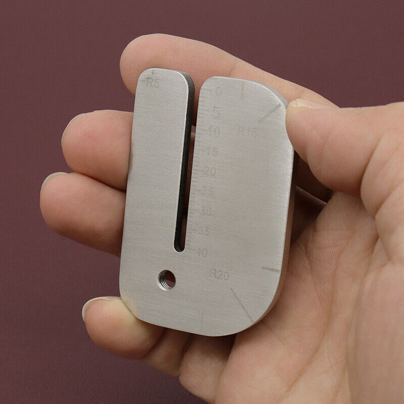 Stahlpresse Platte Leder Meißel Stanzen Hilfswerkzeug für Hand Nähen Handwerk