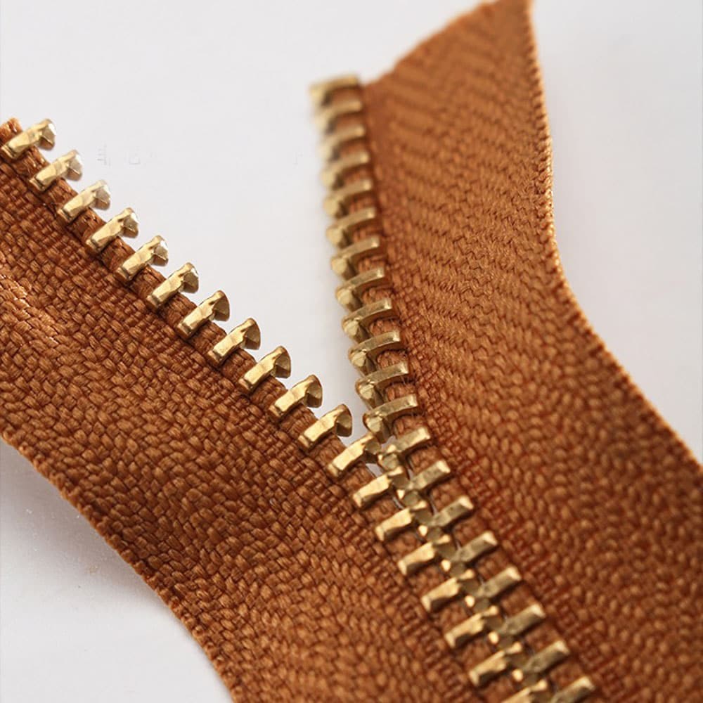 YKK No3 Zipper Tape Brass Teeth One Way Zipper Bag Handbag Hand DIY Accessories