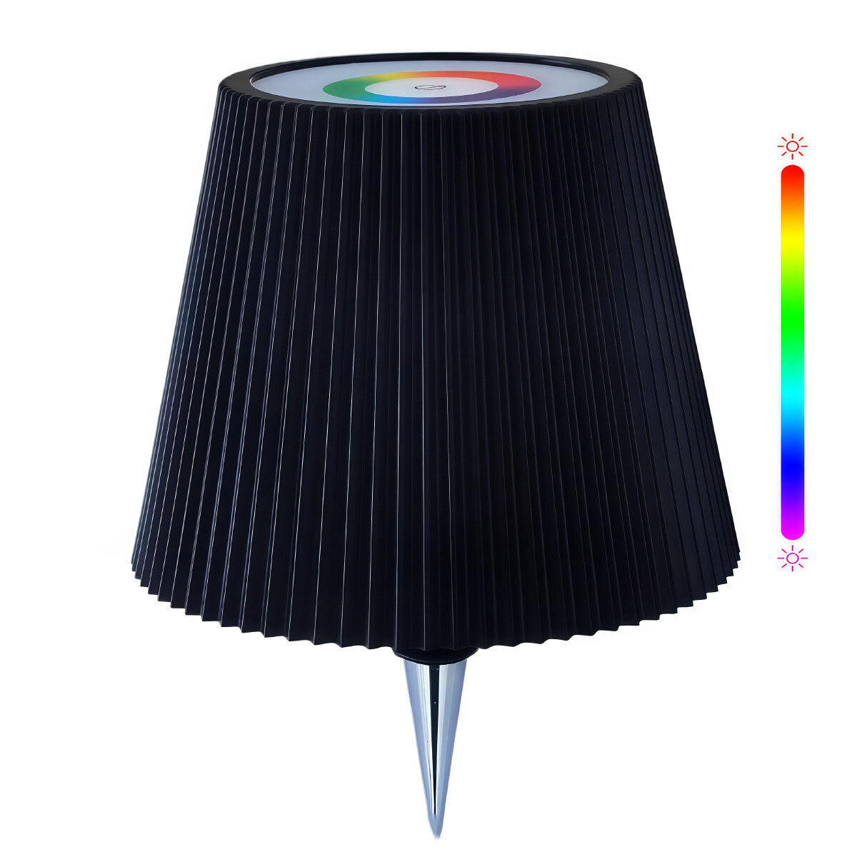 RGB Rechargeable Bottle Lamp – Stepless Dimming Color-Changing LED Table Light for Wine Bottles, Cordless Ambient Night Light for Bar, Restaurant, Home Decor, Desktop Mood Lighting
