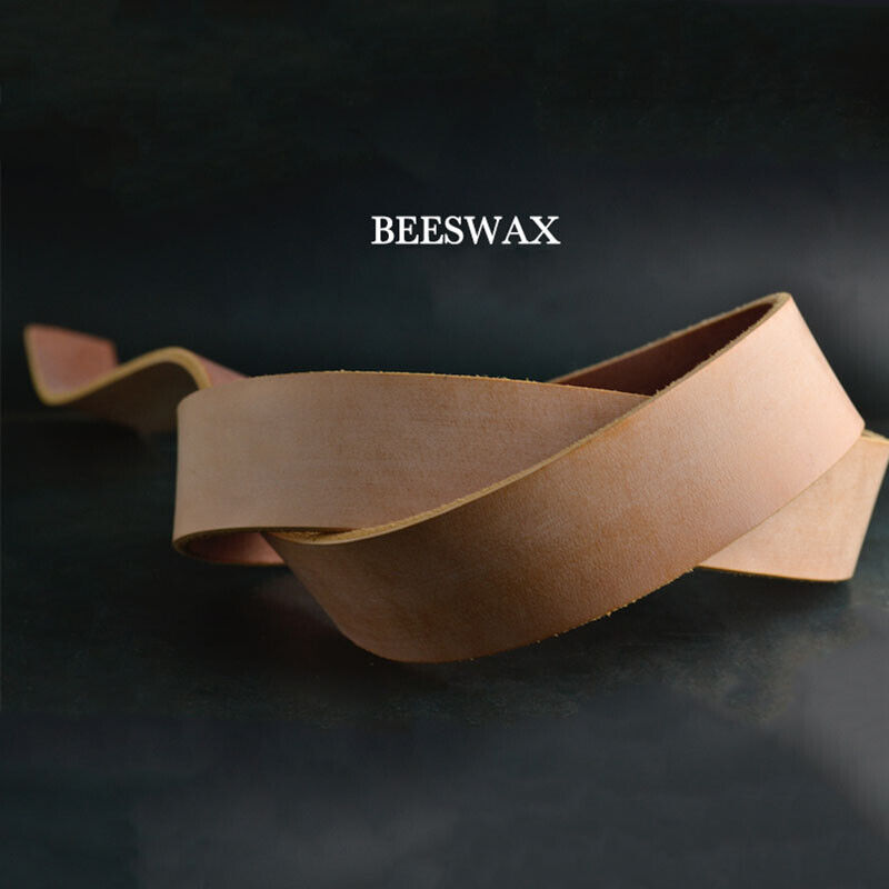Luxury Italy Bridle Cowhide Waxed Leather Craft Making Belt Blank DIY 4mm Thick