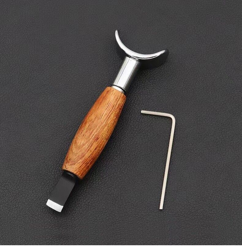 Cuchillo de tallado ajustable, cuchilla giratoria para cortar cuero, herramienta para trabajar la piel