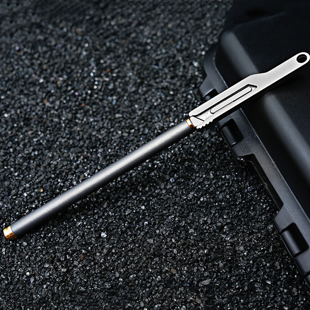 Mini Titan Legierung Utility Messer Schlüsselanhänger Tragbare EDC Klinge Austauschbare Cutter