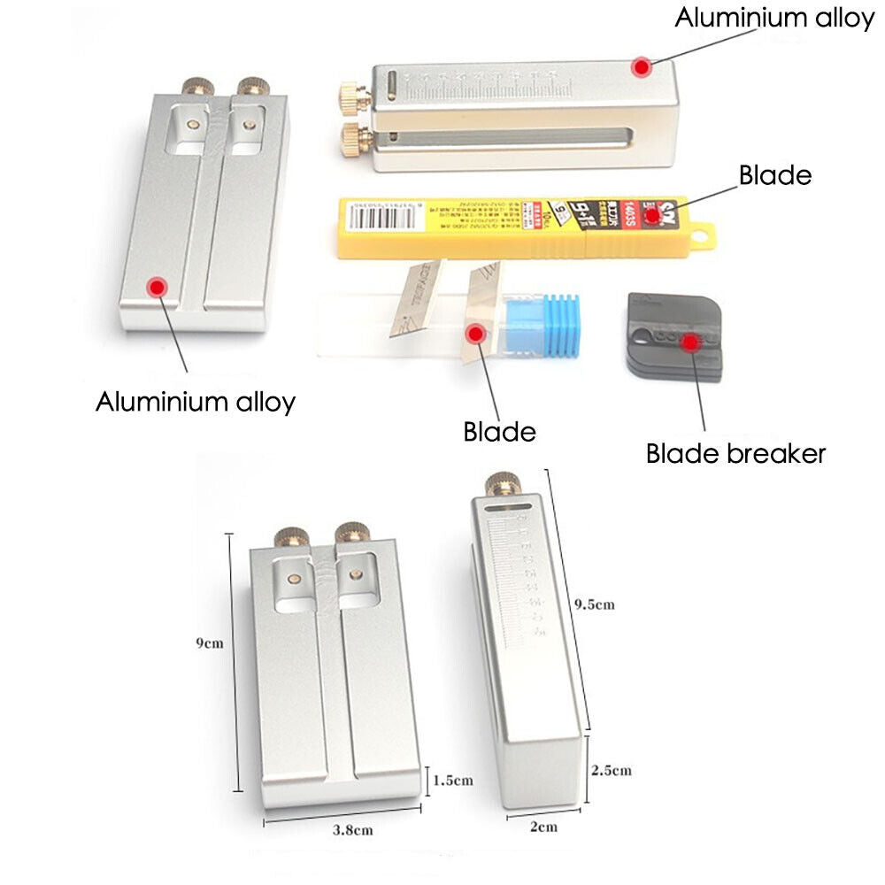 Gürtelstreifenschneider, Aluminiumlegierung, manuelles Schneiden von Riemen, DIY-Lederhandwerkswerkzeuge