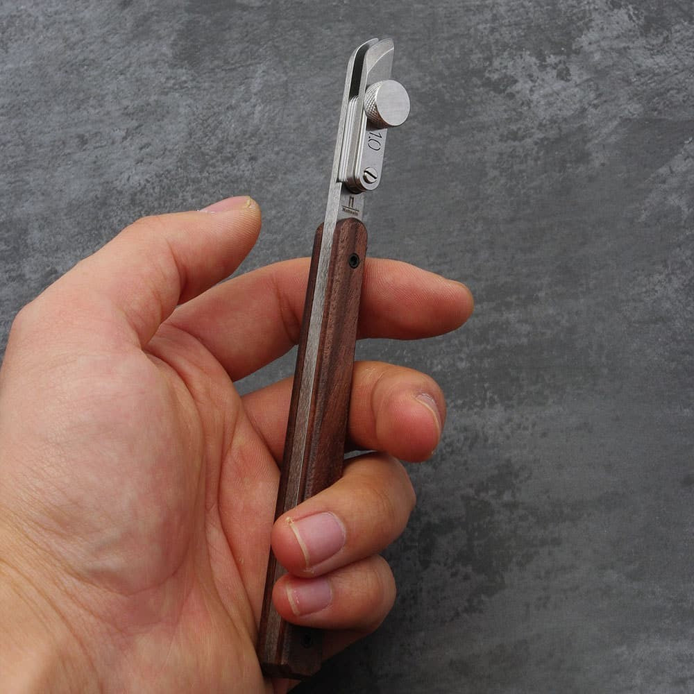 Adjustable Spacing 3mm-58mm Edge Creaser Guide Tool For Leather Craft DIY Work