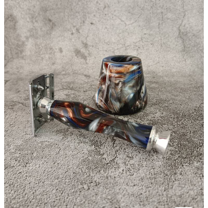 Handmade Resin Craft Handle Safety Razor Fit for Men Safety razor Replacement