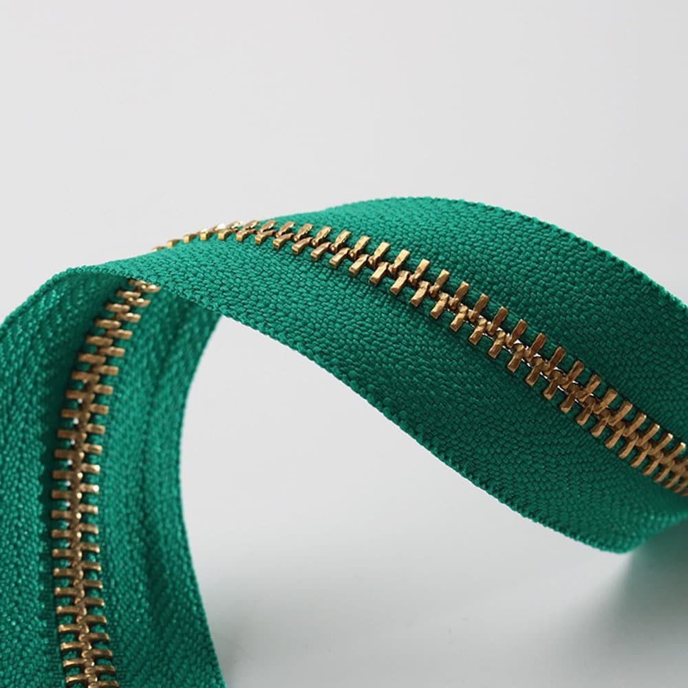 YKK No5 Zipper Tape Brass Teeth One Way Zipper Bag Handbag Hand DIY Accessories