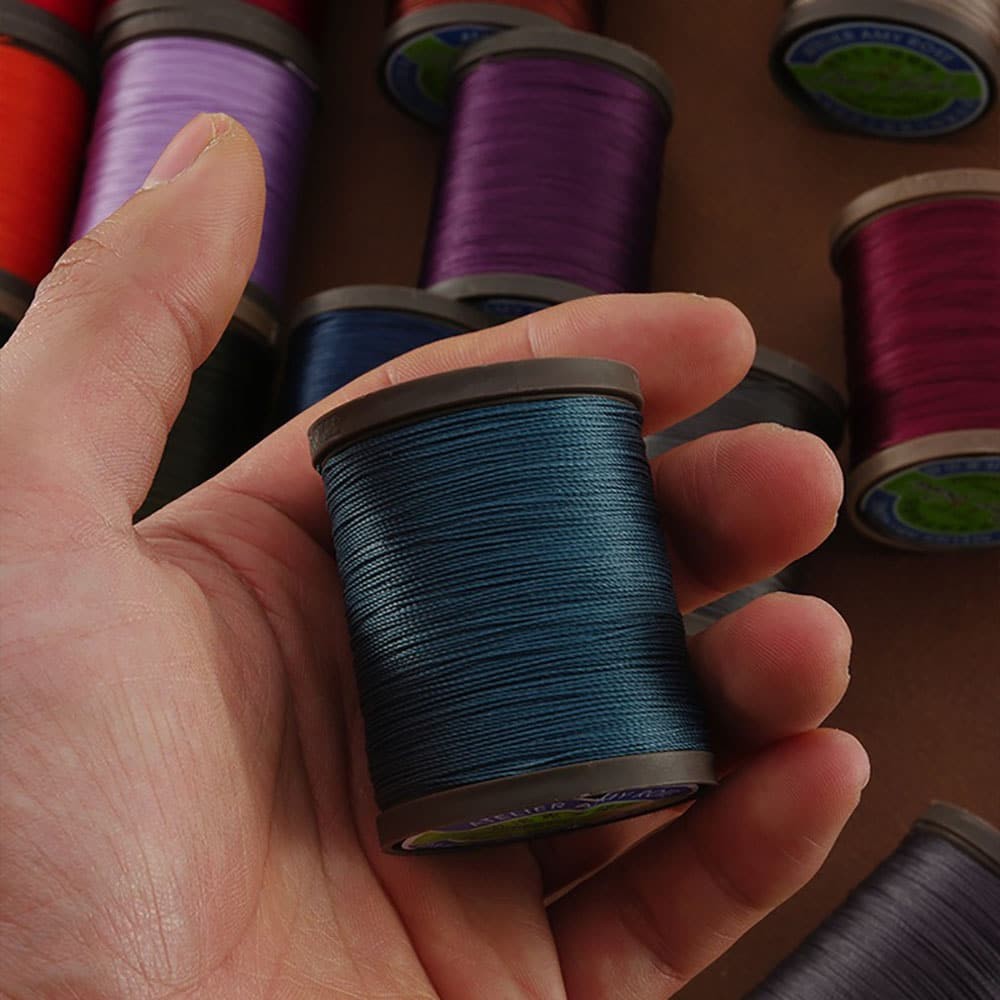 Professional High Quality Amy Roke Waxed Polyester Thread 045mm for Leather Hand Stitching DIY Craft Accessory