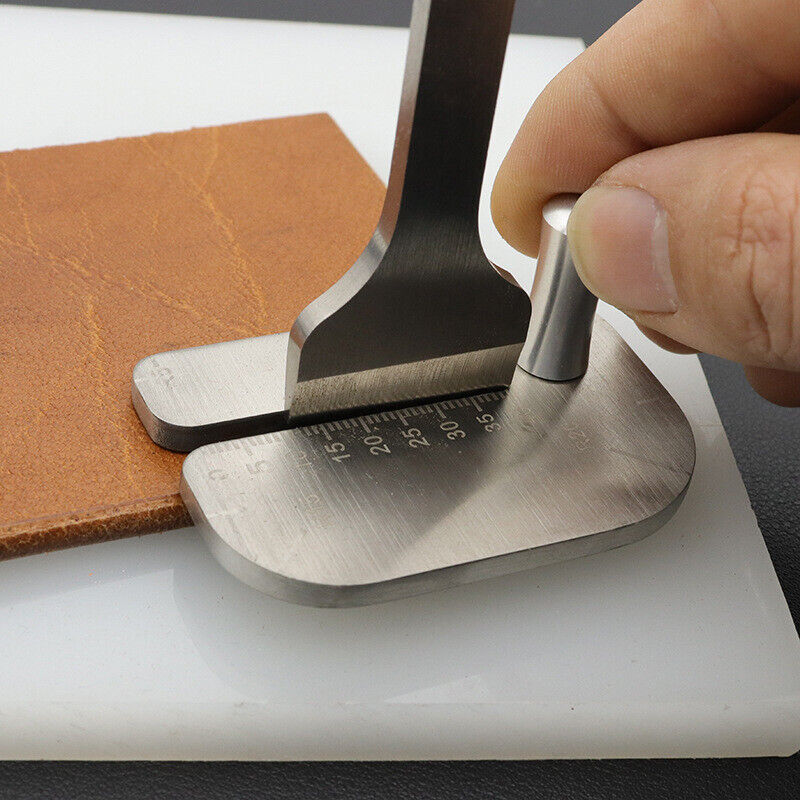 Stahlpresse Platte Leder Meißel Stanzen Hilfswerkzeug für Hand Nähen Handwerk