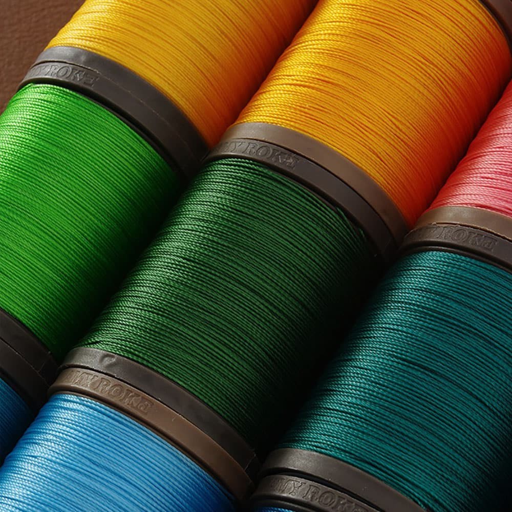 Professional High Quality Amy Roke Waxed Polyester Thread 045mm for Leather Hand Stitching DIY Craft Accessory