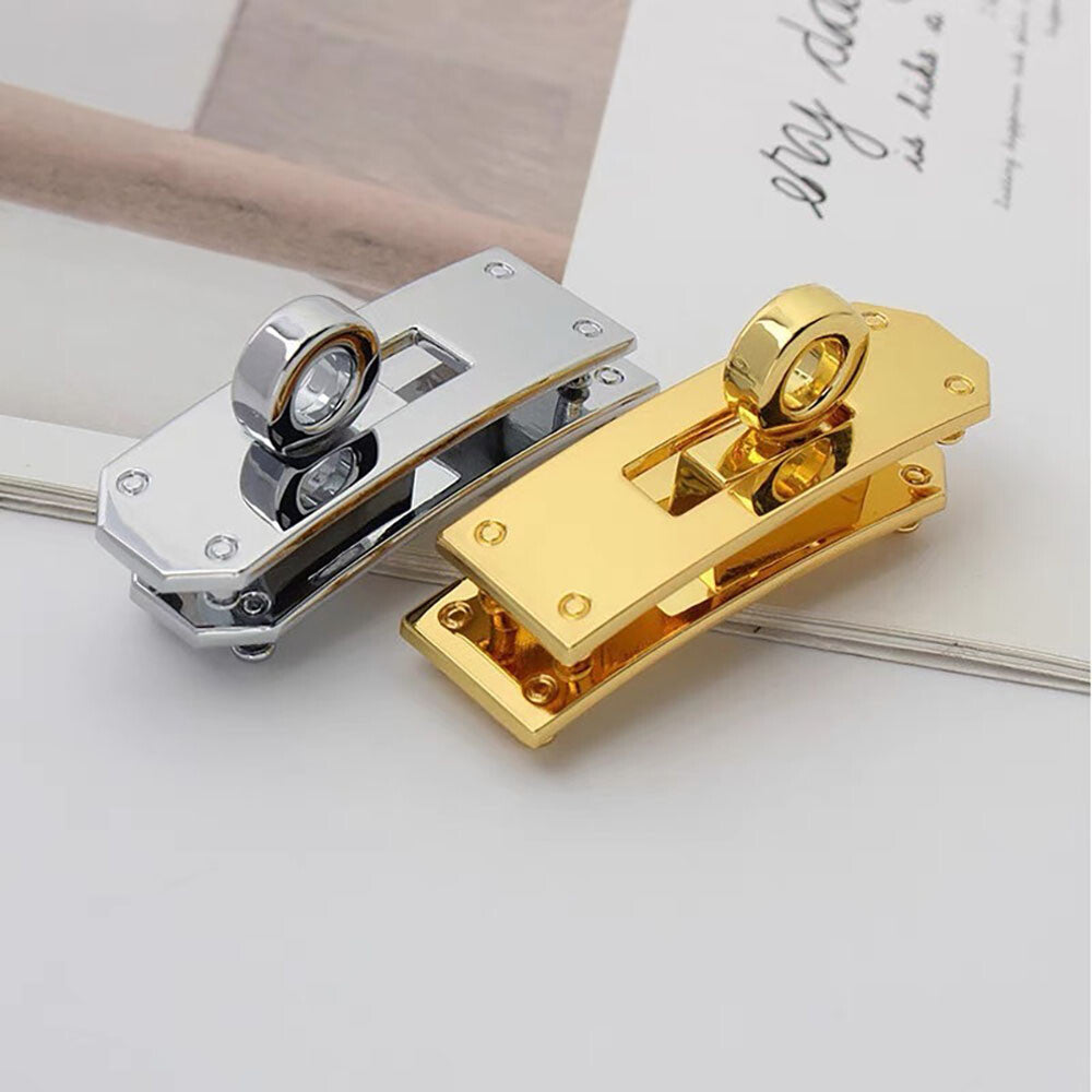 Metal Clasp Lock Suitcase Kelly Bag DIY Hasp Buckle Leather Craft Accessories