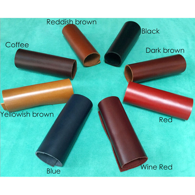 Pull up oil tanned wax leather full grain cowhide Leathercraft Diy material 1.2mm Thickness