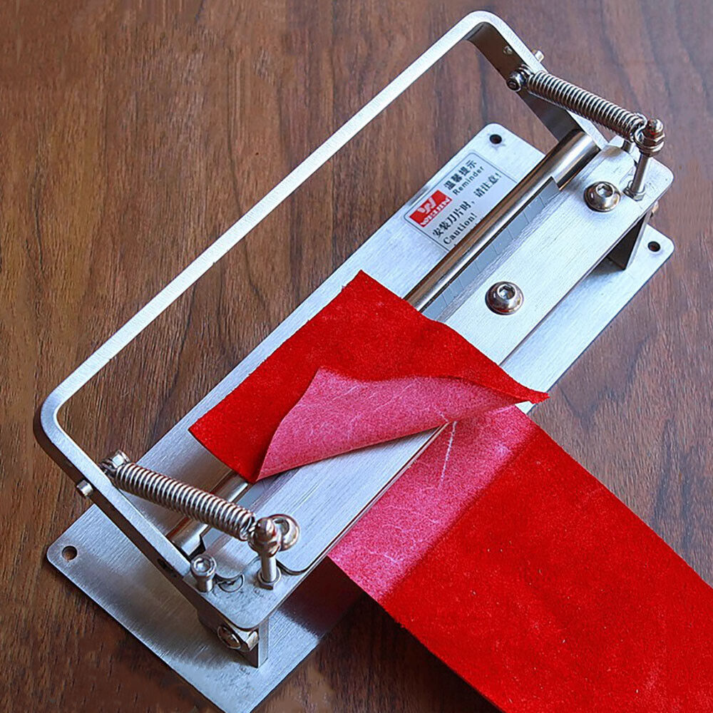 Edelstahl Leder Handwerk Ausdünnung Maschine Manuelle Schneiden Schäler DIY Werkzeuge A