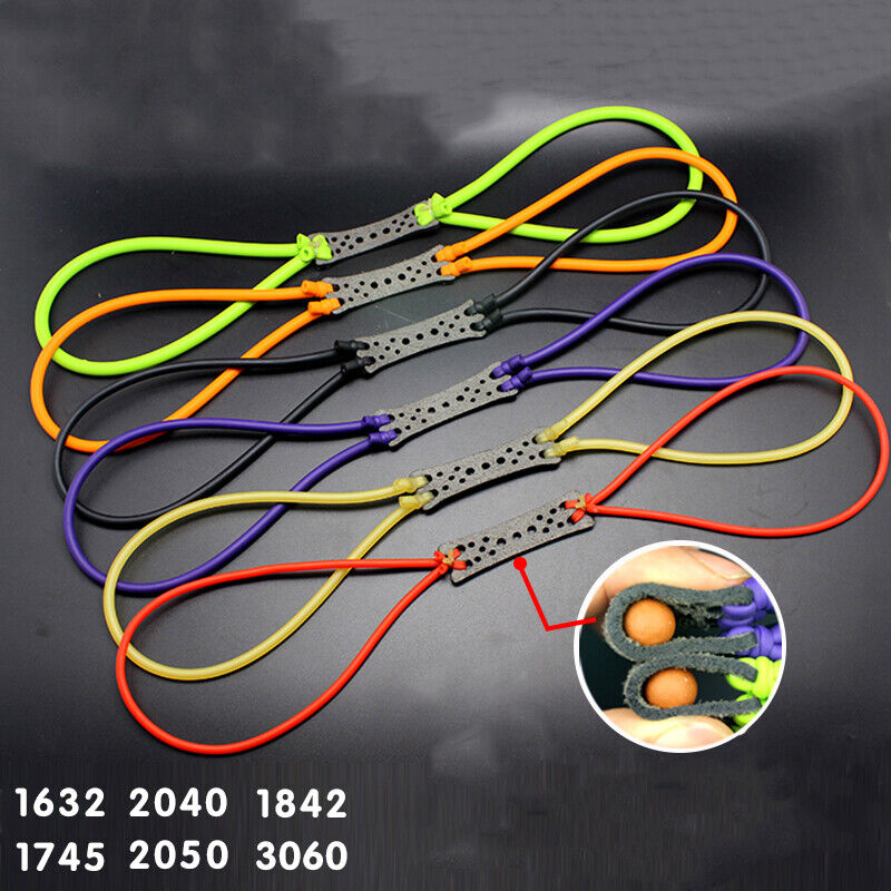 12 Pcs Elastische Natürliche Latex Gummi Band Rohr Für Jagd Schleuder Katapulte
