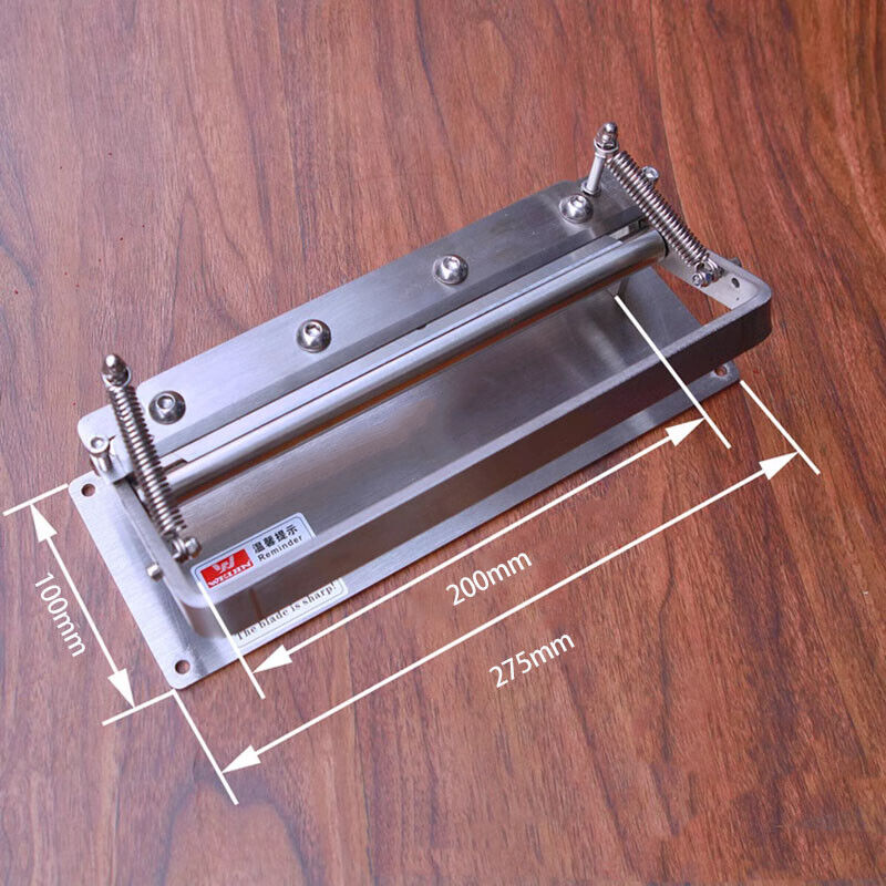 Edelstahl Leder Handwerk Ausdünnung Maschine Manuelle Schneiden Schäler DIY Werkzeuge A