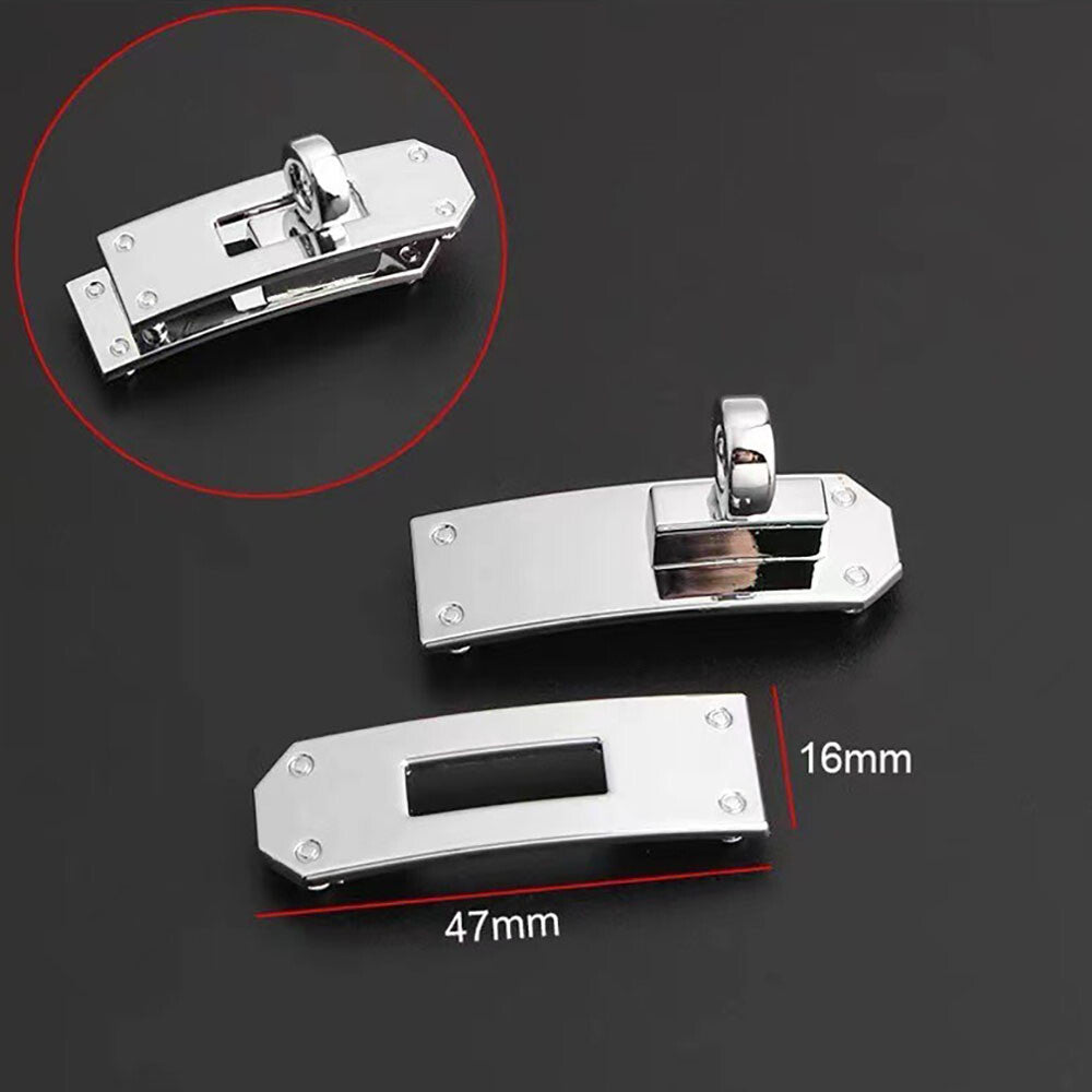 Metal Clasp Lock Suitcase Kelly Bag DIY Hasp Buckle Leather Craft Accessories