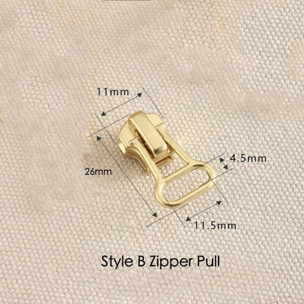 YKK No5 Zipper Tape Brass Teeth One Way Zipper Bag Handbag Hand DIY Accessories