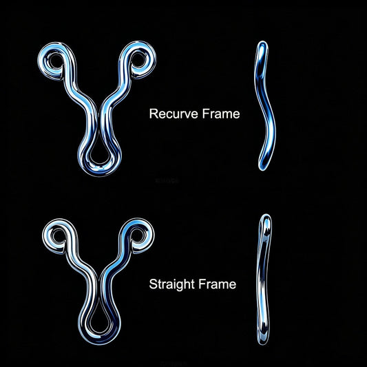 Mirror Stainless Steel Slingshot Handmade Flat/Recurve Fits Round & Flat Bands