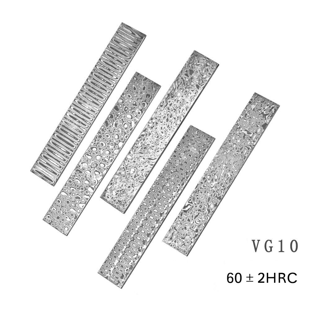Damascus Steel Billet Bar Blank Knife Blade Diy Material VG10 Sandwich 160x30x3mm