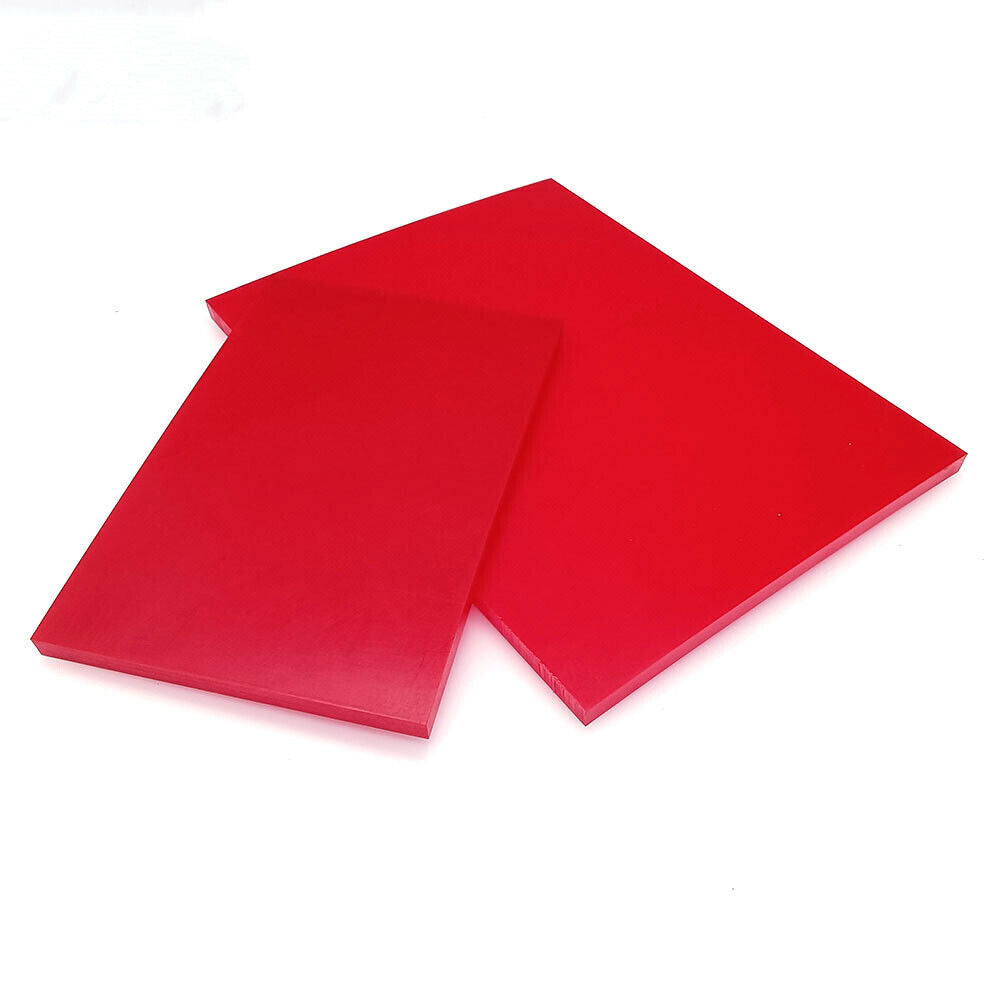 Leather Craft Red Rubber mute Board Cutting Hole Punching Plate Stamping Tool