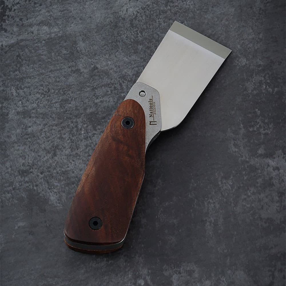 Leather Craft Cutting Knife Black Walnut Handle Tool with Removable Blade