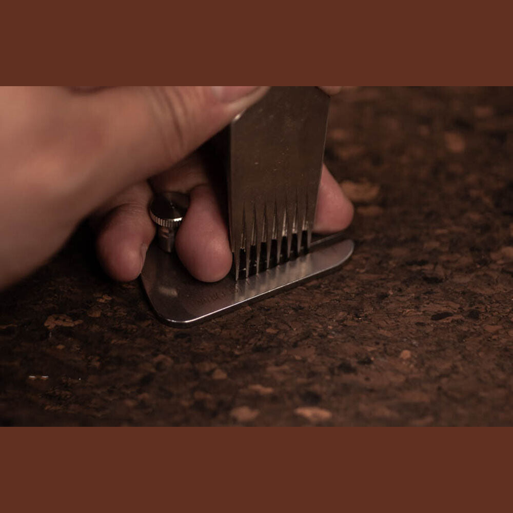 Stahlpresse Platte Leder Meißel Stanzen Hilfswerkzeug für Hand Nähen Handwerk