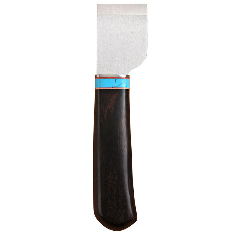 LeatherCraft Ebenholz Holz Palisander Griff Cutter Kiving Klinge Messer Schneidwerkzeug