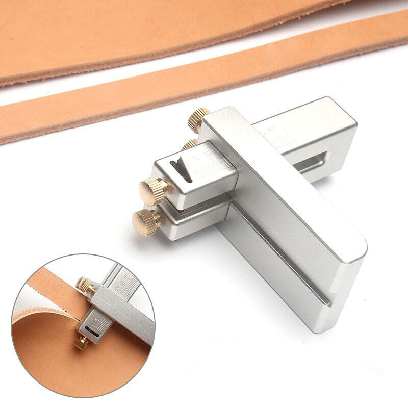 Gürtelstreifenschneider, Aluminiumlegierung, manuelles Schneiden von Riemen, DIY-Lederhandwerkswerkzeuge