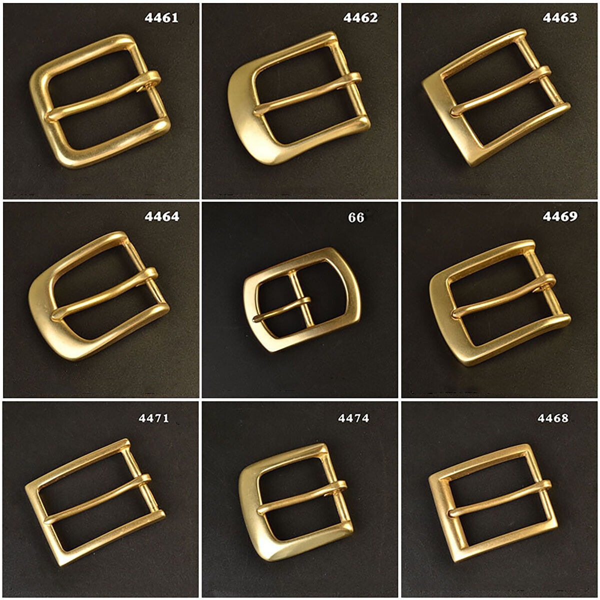 Solid Brass Pin Buckle for Leather Craft Making Belt Replacement 35mm Width