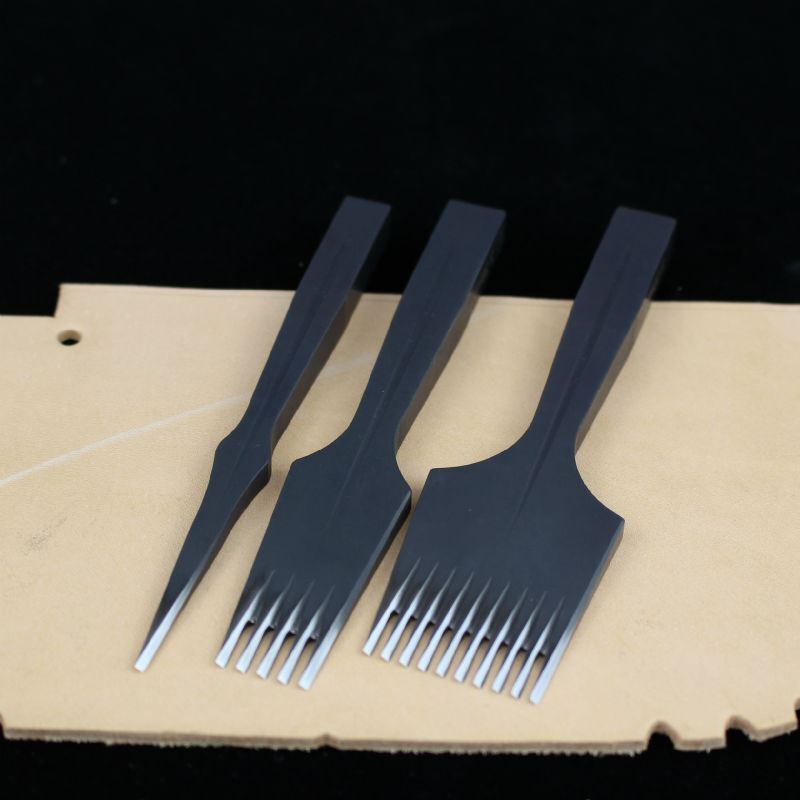French Style leather Craft Pricking Irons Stitching Lacing Punch Chisel Tool Mo