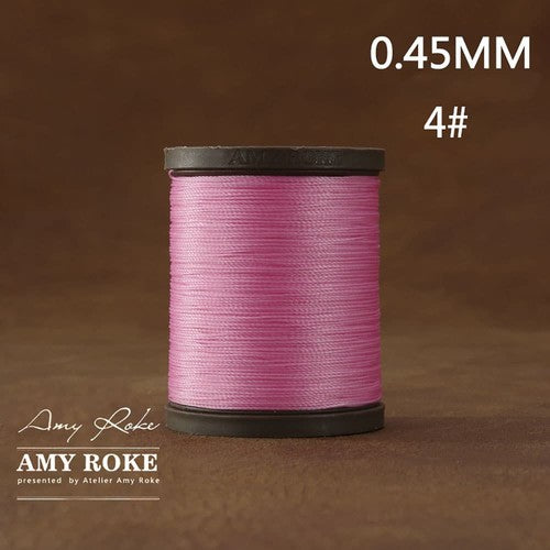 Professional High Quality Amy Roke Waxed Polyester Thread 045mm for Leather Hand Stitching DIY Craft Accessory