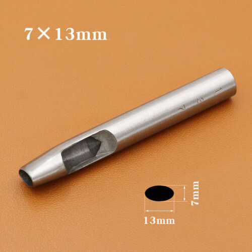 Oval Belt Punch Watch Band Punching Tool Leather Craft Ellipse Cutter
