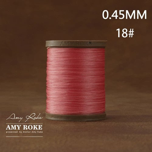 Professional High Quality Amy Roke Waxed Polyester Thread 045mm for Leather Hand Stitching DIY Craft Accessory