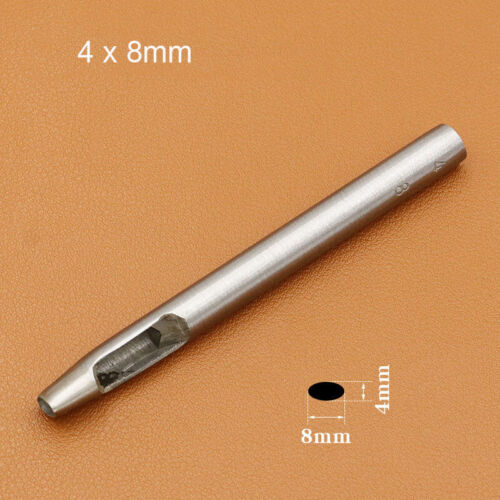 Oval Belt Punch Watch Band Punching Tool Leather Craft Ellipse Cutter