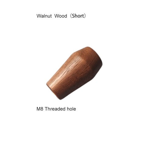 Custom Walnut or African Rosewood Grip DIY Wooden Handle for Espresso Machine