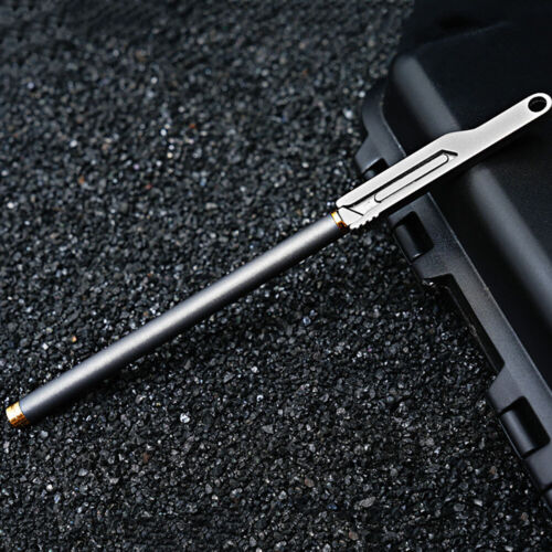 Mini Titan Legierung Utility Messer Schlüsselanhänger Tragbare EDC Klinge Austauschbare Cutter