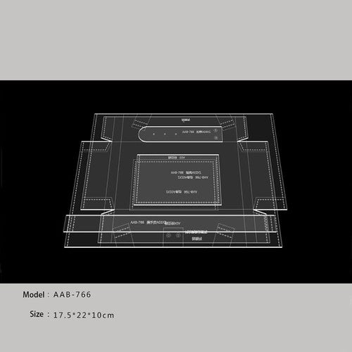 DIY Leather Handbag Acrylic Pattern Template Craft Stencil Tool for Leatherwork