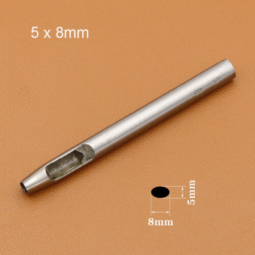 Oval Belt Punch Watch Band Punching Tool Leather Craft Ellipse Cutter